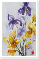 Iris (50x40 cm) - verkauft